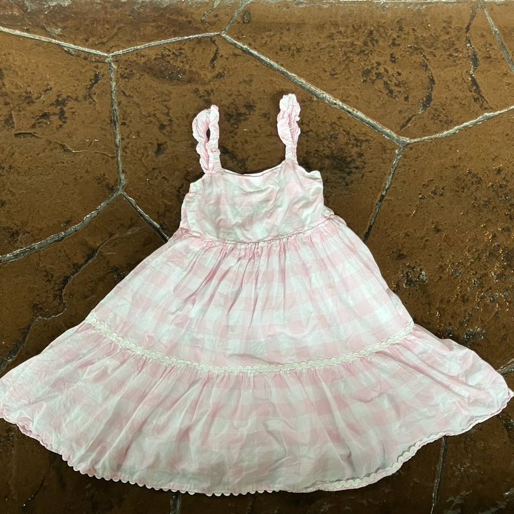 Sigrid Olsen Kids Pink Gingham Dress